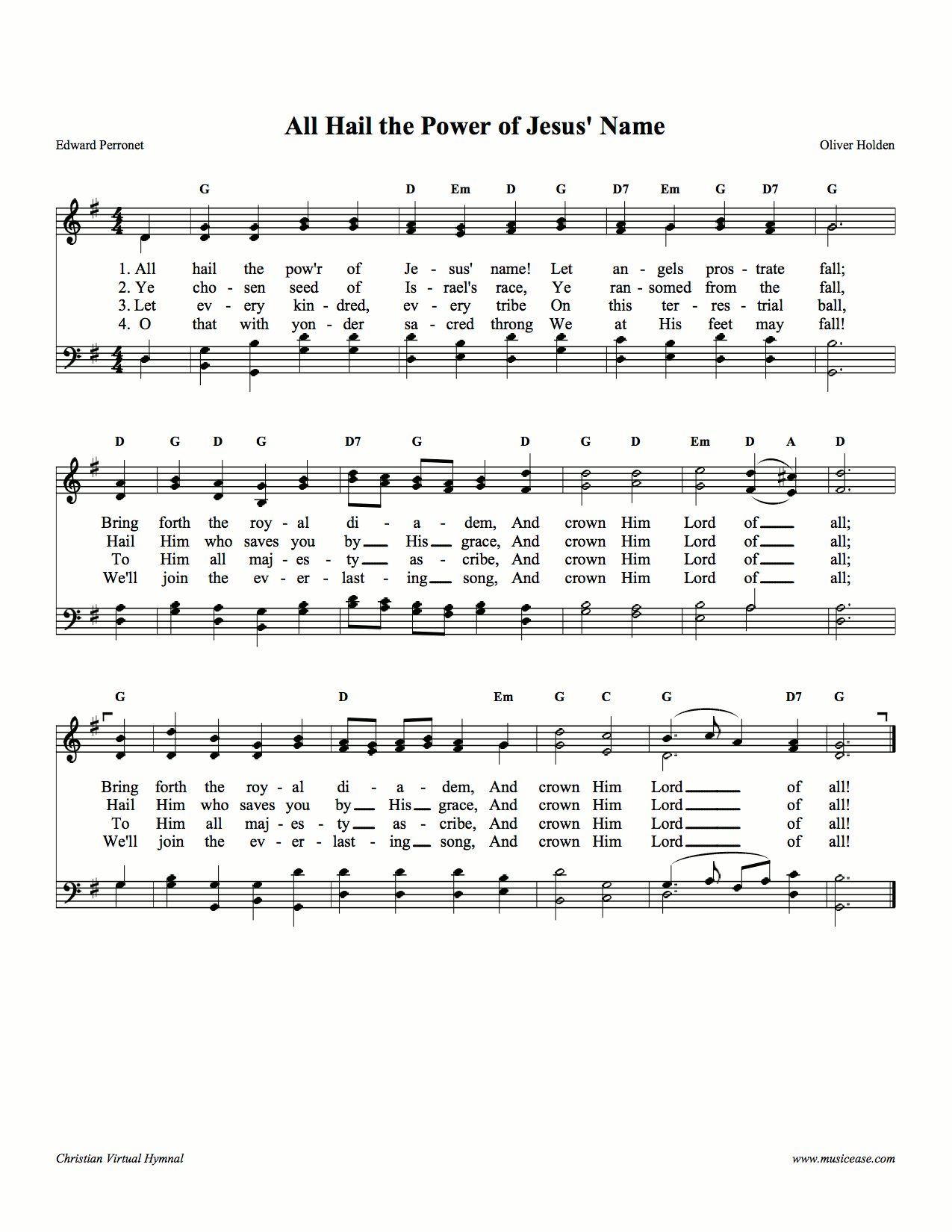 Standard SATB Hymn